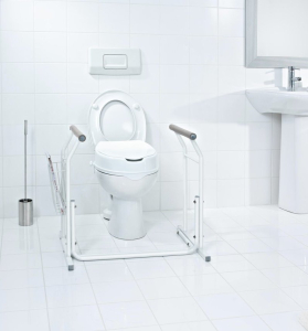 Ridder HANDICAP opěrná mobilní madla k WC, bílá A0110101