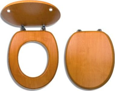 Novaservis Sedátko dýhované orech  MDF WC/ORECH