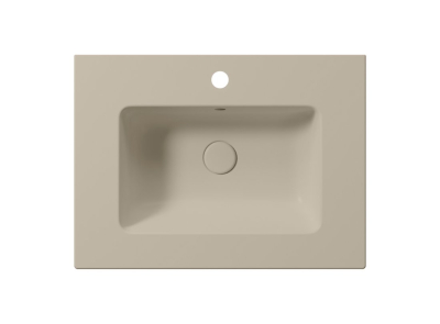 GSI PURA keramické umyvadlo Slim 62x46cm, creta mat 8884108