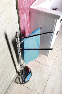 Gedy HIBISCUS stojan s držákem ručníků, chrom HI31