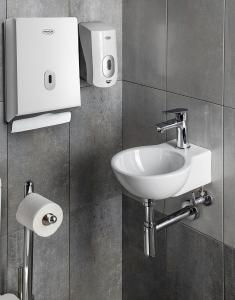 Aqualine EMIKO zásobník papírových ručníků 253x350mm, bílá 1319-80