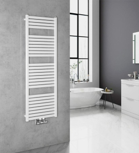 Aqualine TONDI otopné těleso rovné 450x1330 mm, středové připojení, bílá DT470T