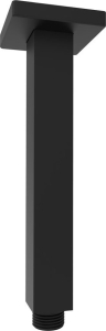 Sapho Sprchové stropní ramínko, hranaté, 200mm, černá mat 1205-07B