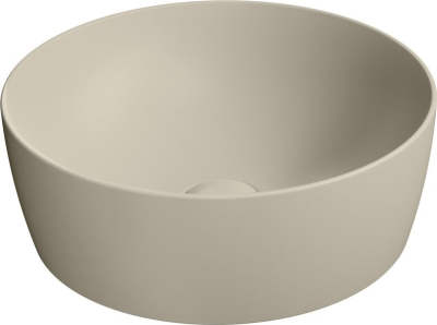 GSI NUBES keramické umyvadlo na desku průměr 40cm, creta mat 903908