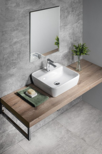 Sapho ACCORD zrcadlo s fazetou 50x70cm, CU free MF436