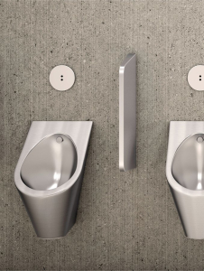 NOFER Dělící stěna mezi urinály 50x680x350 mm, nerez mat 13007.S