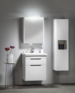 Sapho LUCIE galerka s LED osvětlením, 55x70x17cm, bílá LU055-0030