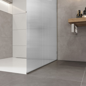 Mereo Sprchová stěna WALK IN, Novea, 70 x 200 cm, chrom ALU, sklo Line CK10600HL