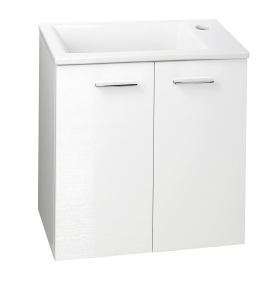 Aqualine ZUNO 50 keramické umývátko nábytkové 50x25cm, bílá 9050