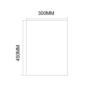 Aqualine Zrcadlo s broušenou hranou 30x45cm, CU free 22490