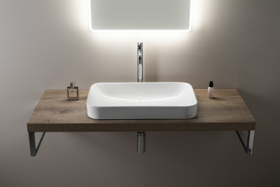 Isvea SOTT AQUA keramické umyvadlo 60x38cm, bílá 10SQ50060