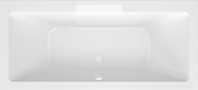 Polysan CASCATA obdélníková vana 185x85x45cm, kaskáda bílá 73836.101