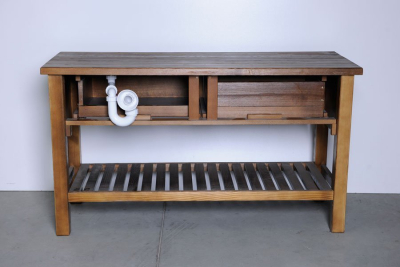 Sapho BRAND umyvadlová skříňka 160x73x50cm, mořený smrk BA161