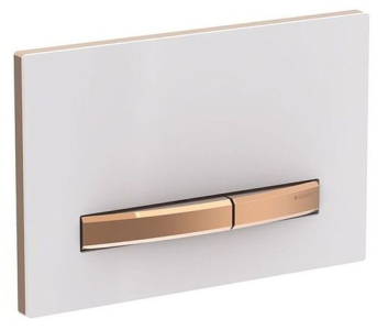 Geberit GEBERIT SIGMA50 ovládací tlačítko, bílá/růžové zlato 115.670.11.2