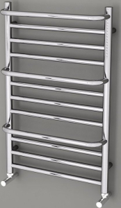 Sapho MANISA otopné těleso 500x800mm, se třemi madly pro ručník, chrom IZ110