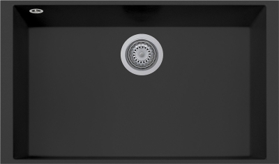 Granitový dřez Sinks CUBE 690U Nanoblack + EVA P Nanoblack G266N6