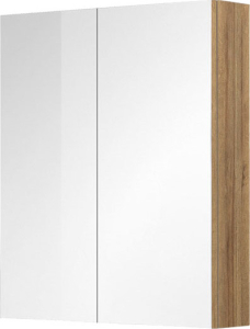 Mereo Aira, Mailo, Opto, Vigo, Ponte koupelnová galerka 60 cm, zrcadlová skříňka, dub Riviera CN716GR