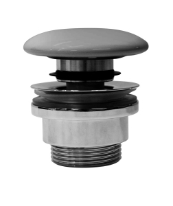 GSI GSI umyvadlová výpust 5/4“, click-clack, keramická zátka, 5-65mm, cenere mat PCS17