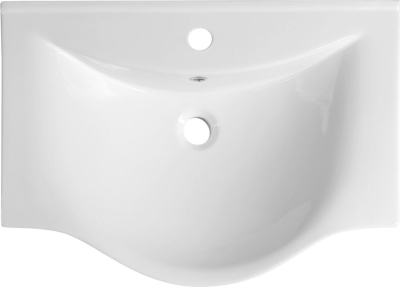 Aqualine ZARA 65 keramické umyvadlo nábytkové 64, 5x46cm, bílá 10065
