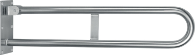 Novaservis Úchyt dvojitý sklopný 572 mm kartáčovaná nerez R66550,4