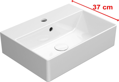 GSI KUBE X keramické umyvadlo 50x37cm, bílá ExtraGlaze 9447111