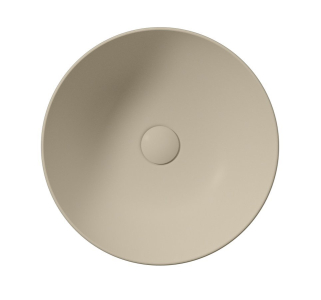 GSI PURA keramické umyvadlo na desku, průměr 42cm, creta mat 885108