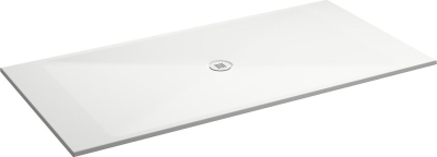 GSI Keramická sprchová vanička, obdélník 200x100x2cm, bílá mat 46201009
