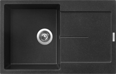 Granitový dřez Sinks ULTIMA 790 Granblack + ELASTA černá matná G25130