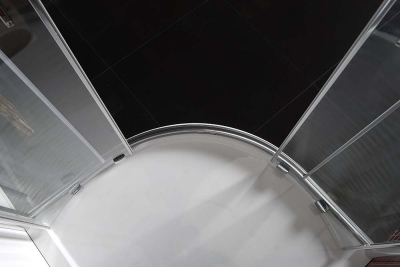 Polysan LUCIS LINE čtvrtkruhová sprchová zástěna, 1000x1000mm, R550, čiré sklo DL3015