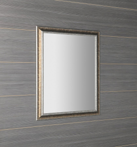Sapho AMBIENTE zrcadlo v dřevěném rámu 72x92cm, bronzová patina NL700