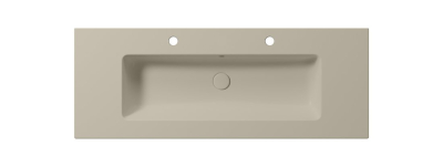 GSI PURA keramické dvojumyvadlo Slim 122x46cm, creta mat 8887208