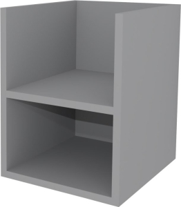 Mereo Aira, koupelnová skříňka 40 cm, spodní, Multidecor, Šedý Supermat CN795SSEDA