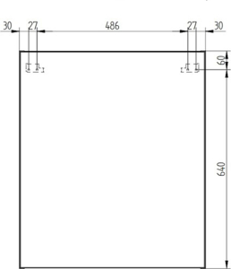 Mereo Aira, Mailo, Opto, Vigo koupelnová galerka 60 cm, zrcadlová skříňka, dub Riviera CN715GR