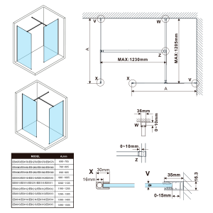 Polysan ESCA čiré sklo 767x2100mm ES1080