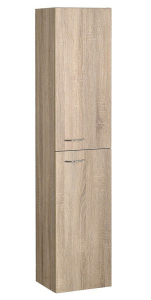 Aqualine ZOJA/KERAMIA FRESH skříňka vysoká 30x140x20cm, dub platin 51157