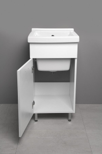 Aqualine Skříňka pod výlevku 43x70x49, 6cm, bílá 57034