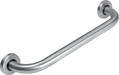 Novaservis Madlo rovné s krytkami 400 mm kartáčovaná nerez R6640,4