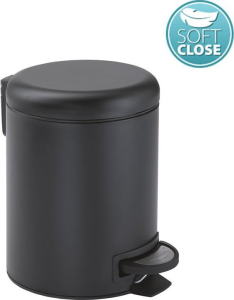 Gedy POTTY odpadkový koš 3l, Soft Close, černá mat 320914
