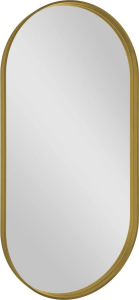 Sapho AVONA oválné zrcadlo v rámu 50x100cm, zlato mat AV500G
