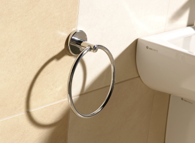 Aqualine SAMBA držák ručníků kruh, chrom SB106