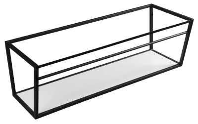 Sapho SKA konzole s policí 1200x400x460mm, černá mat SKA104