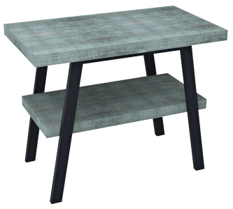 Sapho TWIGA umyvadlový stolek 100x72x50 cm, černá mat/aquamarine VC442-100-6