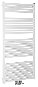 Aqualine TONDI otopné těleso rovné 600x1330 mm, středové připojení, bílá DT480T