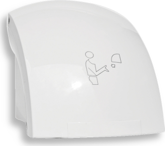 Novaservis Elektrický senzorový osoušeč rukou, 1500 W, bílý 69091,1