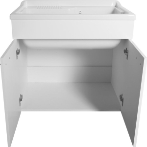 Aqualine Skříňka pod výlevku 78x70x48cm, bílá 57036