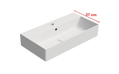 GSI KUBE X keramické umyvadlo 70x37cm, bílá mat 9455109