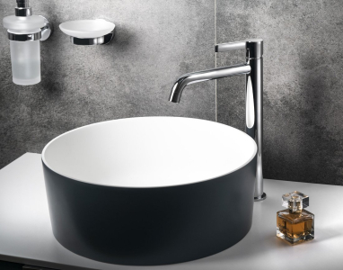 Sapho ICONIC stojánková umyvadlová baterie vysoká, chrom AF006