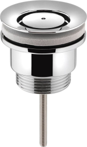 Sapho Umyvadlová výpust 5/4“, neuzavíratelná, design zátka, 3-65mm, chrom CV2005