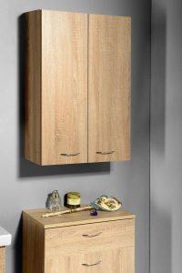 Aqualine ZOJA/KERAMIA FRESH skříňka horní 50x76x23cm, dub platin 51304