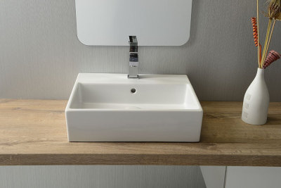 Isvea PURITY keramické umyvadlo 50x42cm, bílá 10PL50050